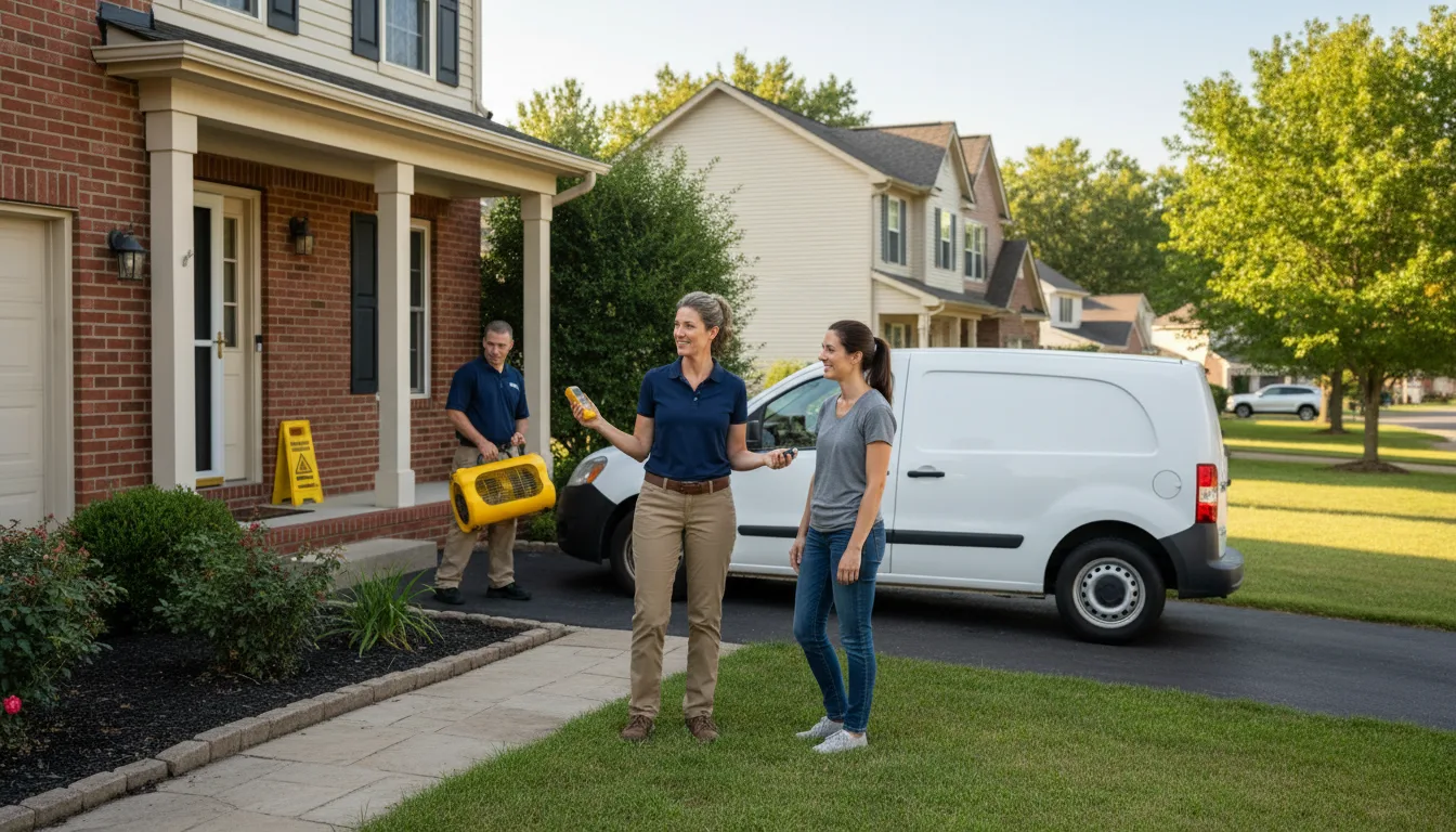 Residential water damage restoration in Surprise, NY